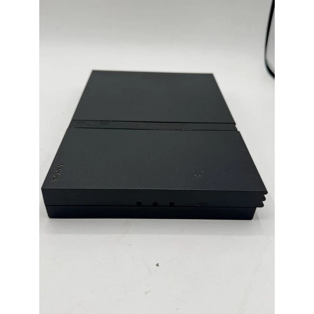 Sony PlayStation PS2 Slim SCPH-75001 Console + Power Supply Controller & AV Cord